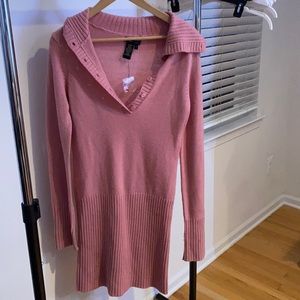 BCBG MAXAZRIA 100% lambs wool sweater dress